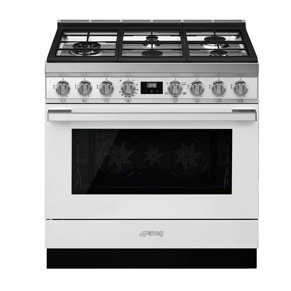 SMEG 36 Inch Gas Rangetop with 6 Burners