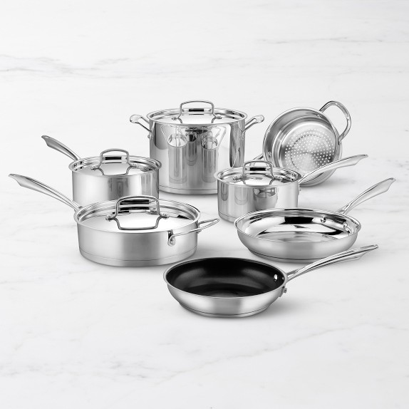 Cuisinart 17-Piece Chef's Classic Cookware Set with Immersion Hand
