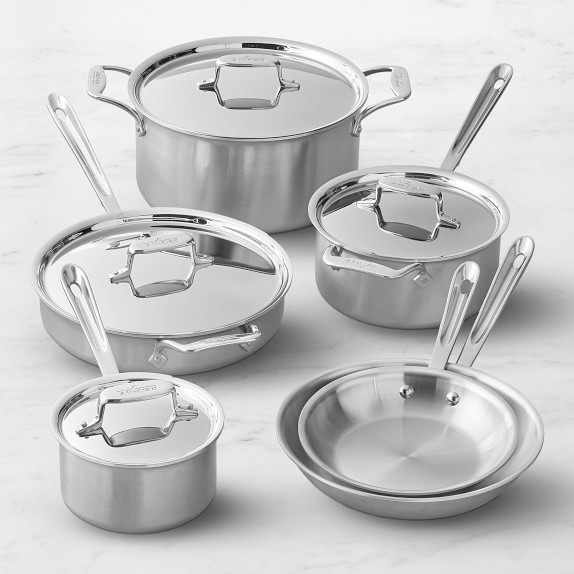 Wolfgang Puck Bistro Elite 17pc Stainless Cookware Set 