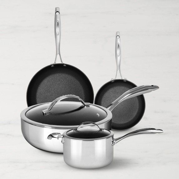 Scanpan HaptIQ Fry Pan Skillet Set - 8 & 10.25 Stainless Steel Nonstick –  Cutlery and More