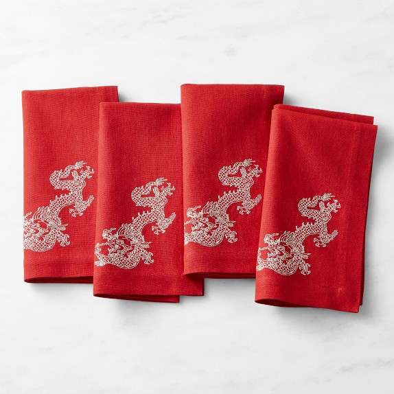 Sold in Sets of 2. Clever Design. Reversible Cloth Dinner Napkins