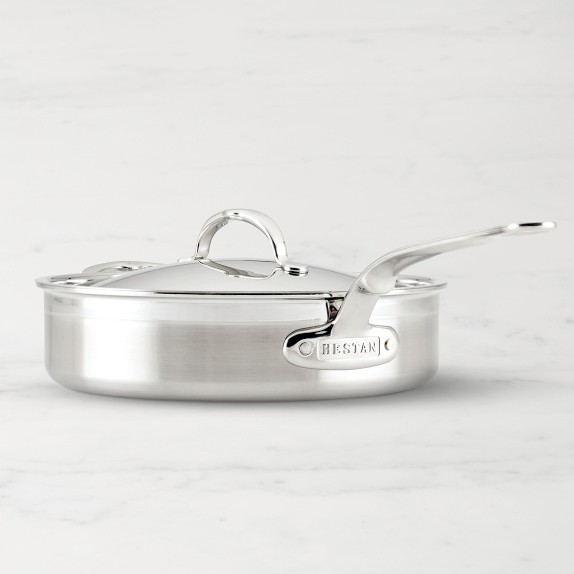 All-Clad Nonstick D5 Stainless 4 Quart Sauce Pan with Loop and Lid SD5