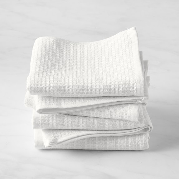 Luzia Premium Kitchen towels; Stylish and Absorbent - Waffle Weave - Set of Three, Lavender