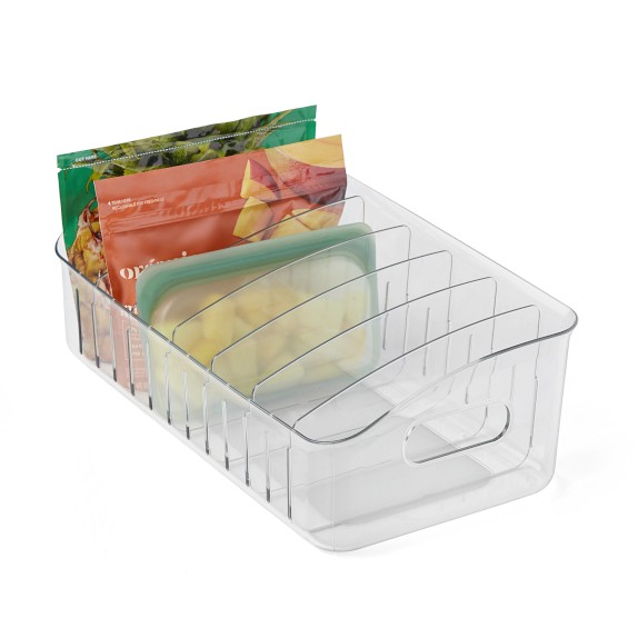 4 Sizes Dinnerware Storage Box w/ Lid and Handles, Dishes Storage Movi