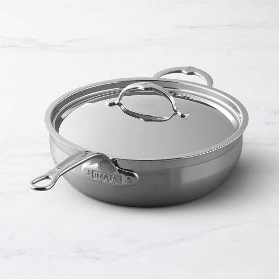 All-Clad D3 Tri-Ply Stainless Steel Sauté Pan with Lid; 2 Sizes in 2023
