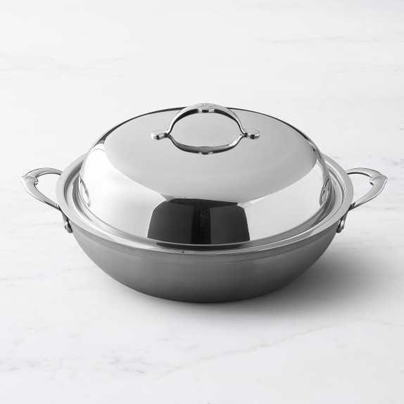 Hestan Nanobond Stainless Steel Wok with Lid, 14-Inch on Food52