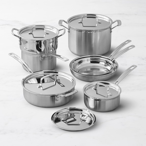 Cuisinart Chef's Classic Stainless-Steel 17-Piece Cookware Set