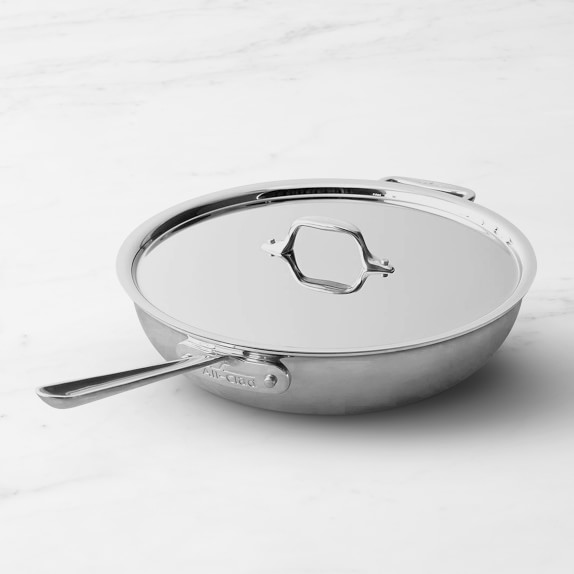 All-Clad d3 Stainless Deep Saute Pan - 6-quart – Cutlery and More