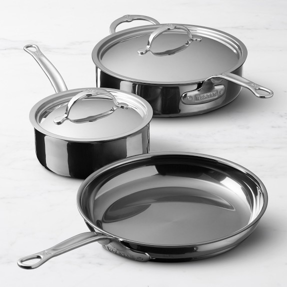 All Clad D3 18/10 Stainless Steel 7 Pc Piece Tri-Ply Cookware Set NEW  11644502744