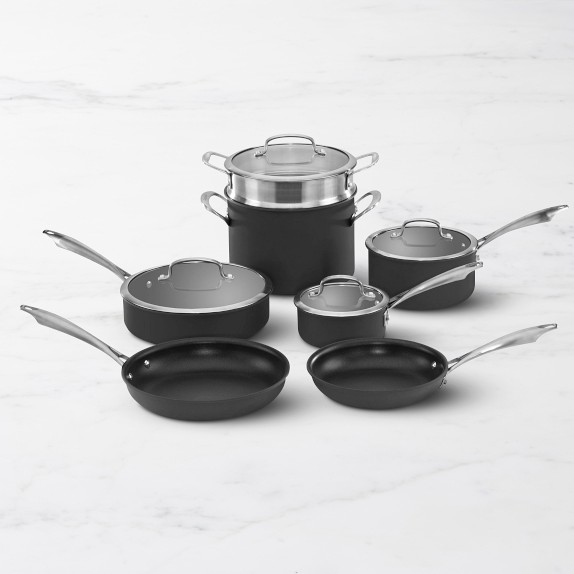 Cuisinart 14-Piece Cookware Set, Chef's Classic NonStick Hard Anodized,  Gray, 66-14N