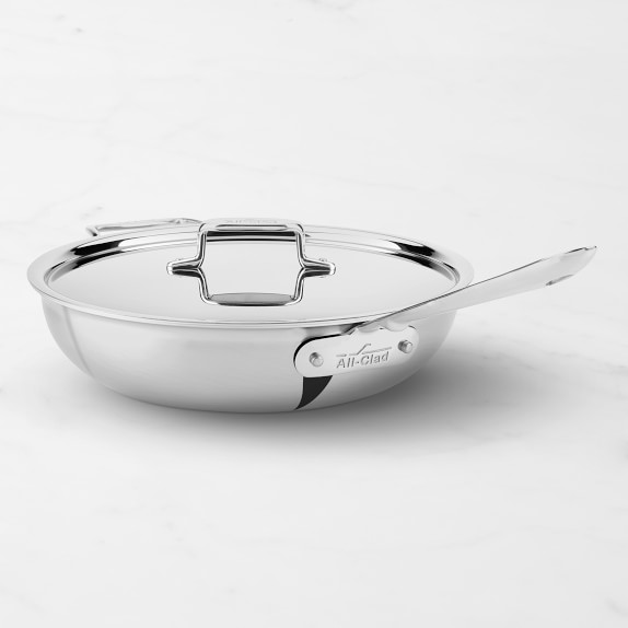 All Clad 7 1/2 Sauté Skillet Frying Pan Stainless Steel Omelette