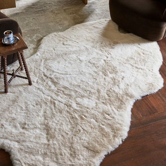 Faux Deer Hide Rug