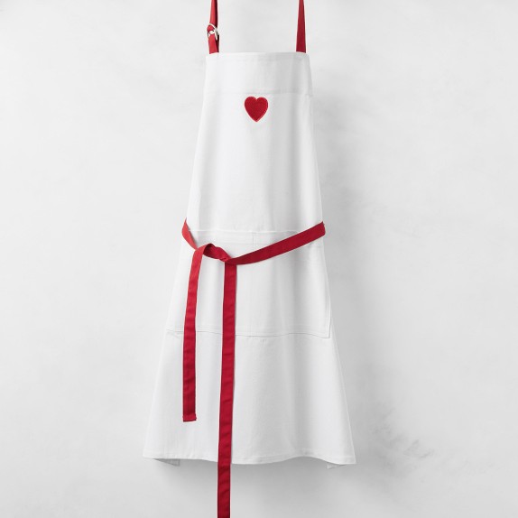 Williams Sonoma Classic Solid Personalized Adult & Kid Aprons