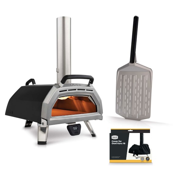 Hanover Portable Wood Fired Outdoor Pizza Oven in Stainless Steel HPZ100 -  The Home Depot