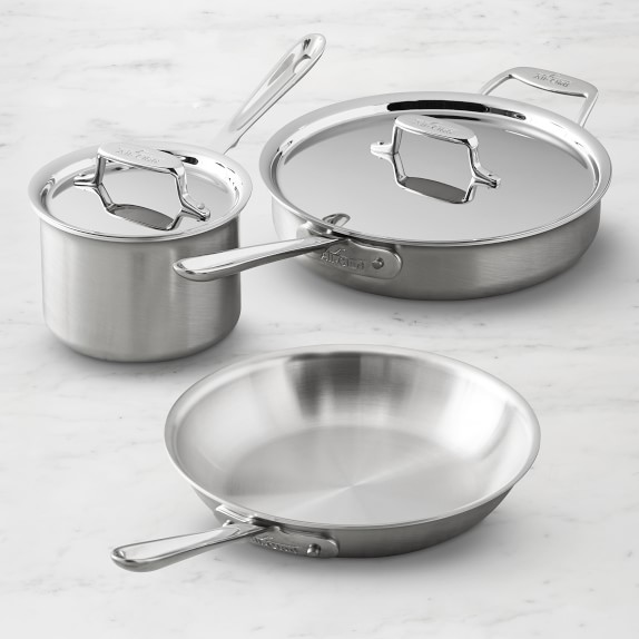 All-Clad D3™ Stainless Steel 5 Piece Cookware Set