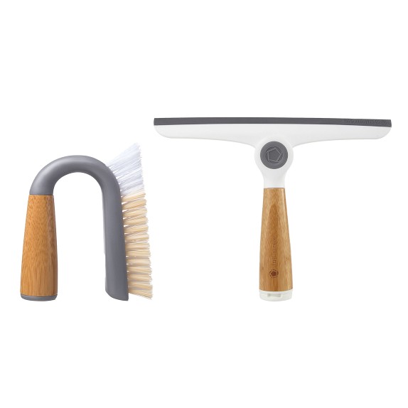 Stainless Steel + Bamboo Squeegee