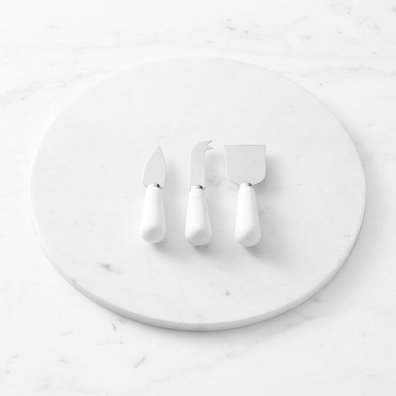 Marble Cheese Knives, Set of 3 - Southern Athena