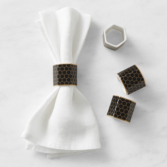 Marble Honeycomb Napkin Ring