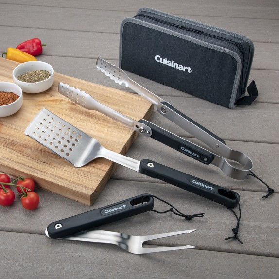 Schmidt Brothers BBQ Carbon 6 4-PIece Grill Tool Set, Stainless Steel on  Food52