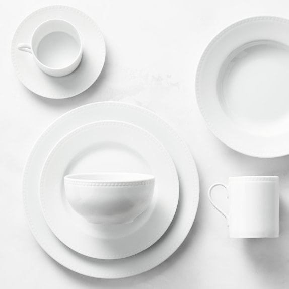 Williams Sonoma Apilco Tuileries Porcelain Espresso Cups & Saucers