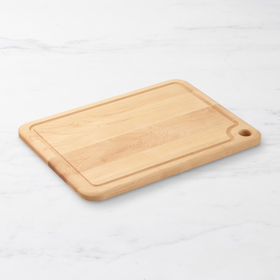 Iron Chef America Bamboo Cutting Board Reversible with Non-Slip Silicone  Edge