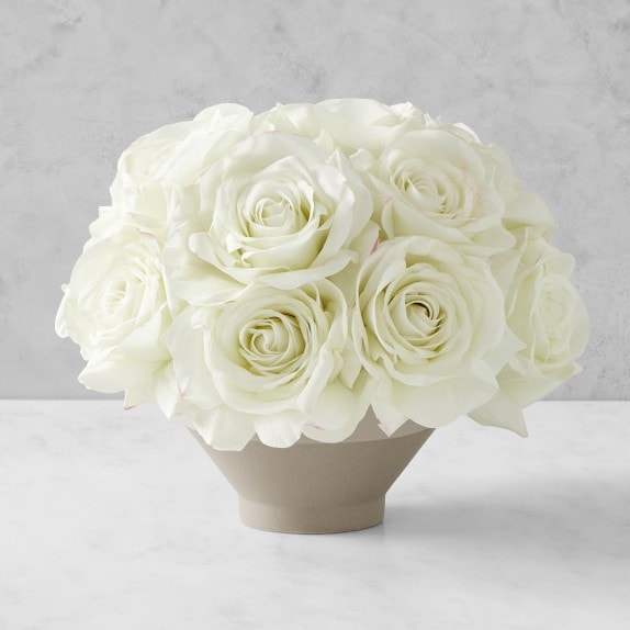 Artificial Western Rose Flower, Vintage Real Touch Faux Flowers