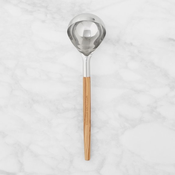 Olive Wood and Stainless Steel Whisk - World Market