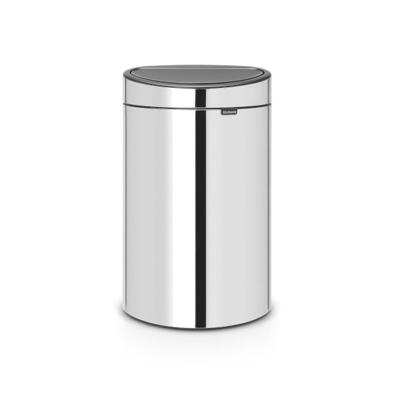 simplehuman Semi Round Sensor Stainless Steel Trash Can With Liner Pocket  12 Gallons 25 14 H x 15 716 W x 12 1316 D Brushed Stainless Steel - Office  Depot