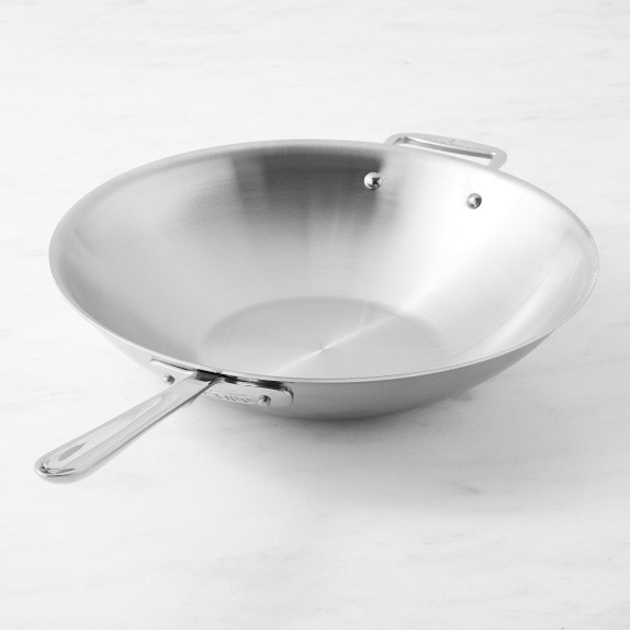 Induction Wok - Heavyweight Carbon Steel Round Base