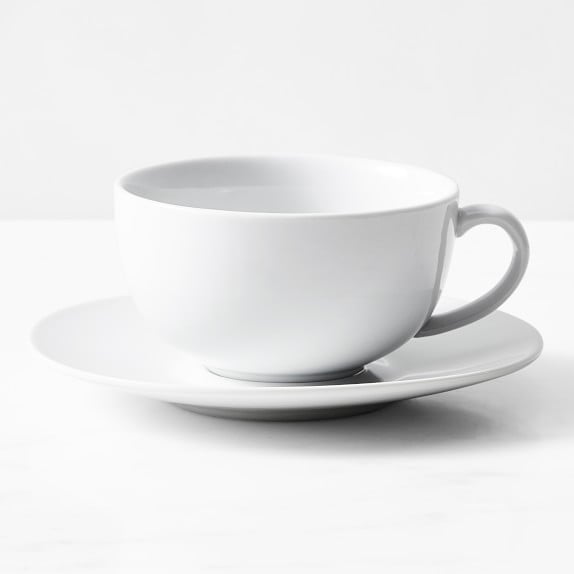 Robert Stanley, Dining, Pair Of 2 Robert Stanley Home Collection White W  Gold Trim 8oz Tea Coffee Cups