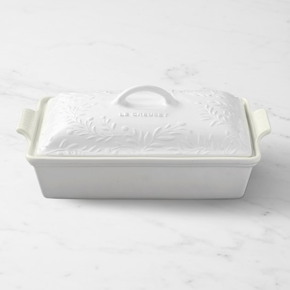 Le Creuset San Francisco Stoneware Rectangular Covered Baker, 4-Qt