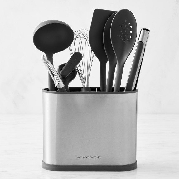 Williams Sonoma Stainless-Steel BBQ Utensils with WS Grill School