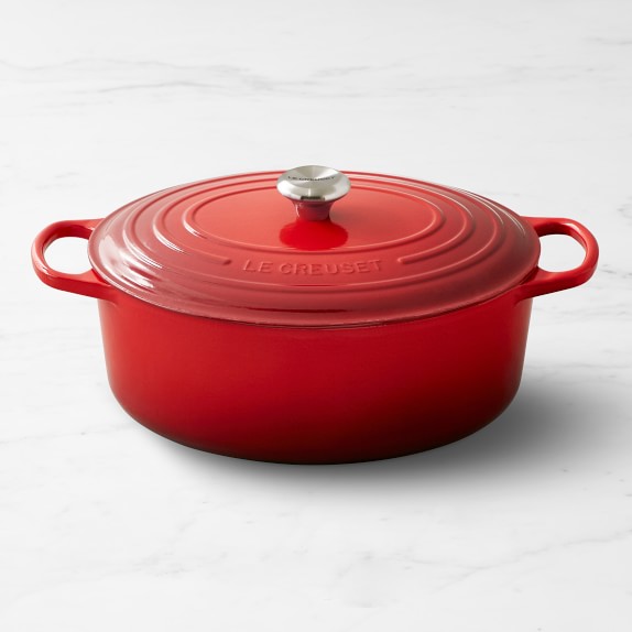 Le Creuset Signature Cast-Iron Round Wide Dutch Oven - 6 3/4-qt. in 2023