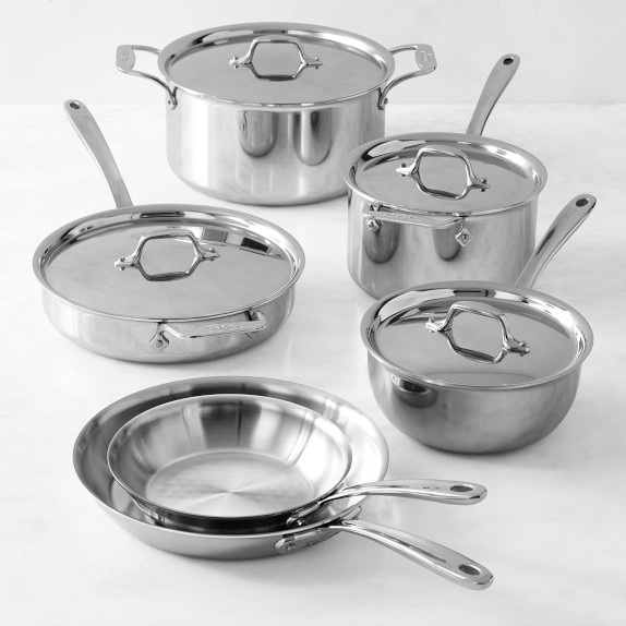 All-Clad 14-pc D3 Stainless Steel Cookware Set 