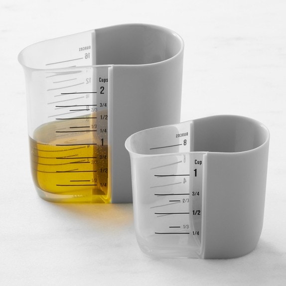Williams Sonoma Stainless-Steel Ultimate Measuring Cups, 2/3 C, 3/4 C & 1  1/2 C 