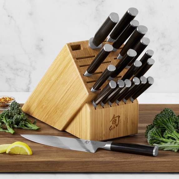 Shun Classic 19 Piece Knife Block Set Williams Sonoma