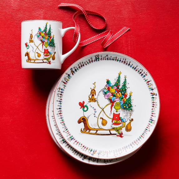 The deals Grinch Christmas Dinner Plate Bundle