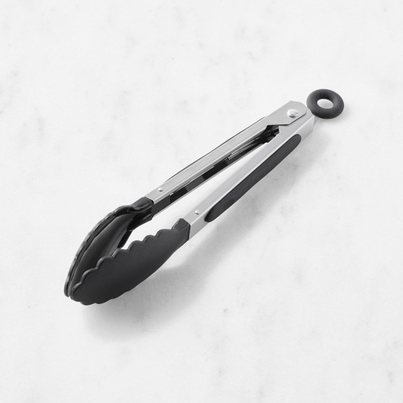 Open Kitchen by Williams Sonoma Grey Silicone Tongs
