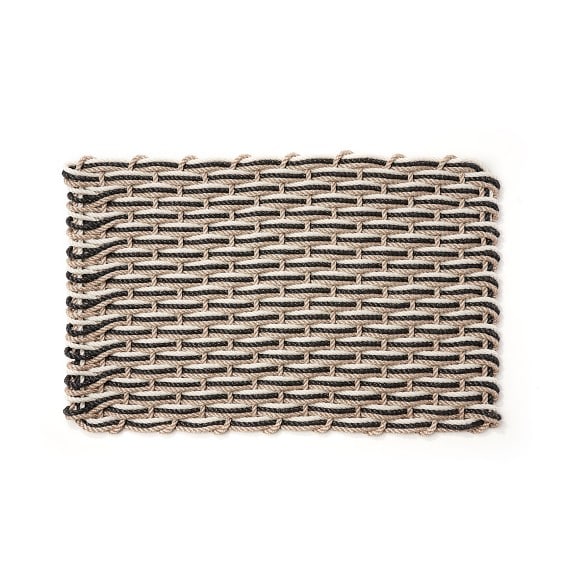 The Rope Co. Sand & Charcoal Doormat