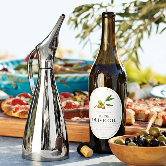 Williams Sonoma Glass Olive Oil