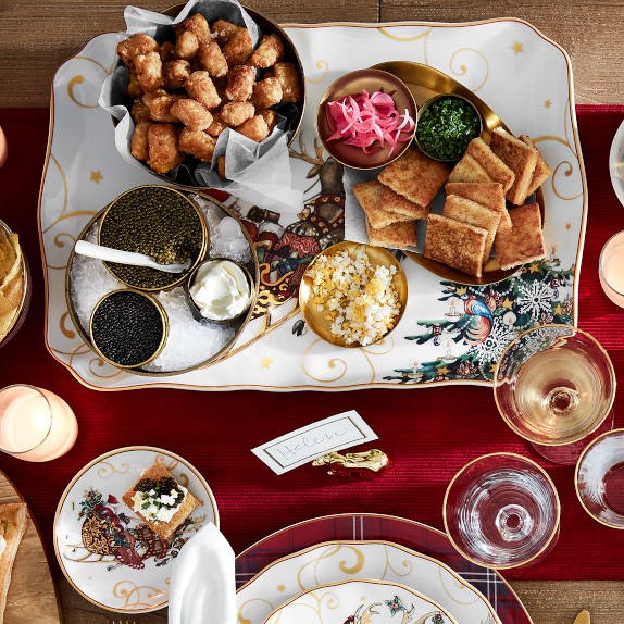 williams sonoma クリスマス ディナープレート 【公式通販】