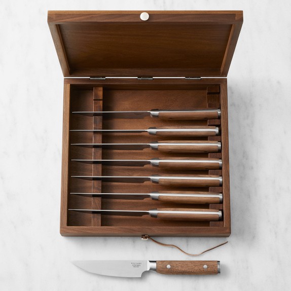 Jean Dubost Laguiole Dark Horn Steak Knives, Set of 6