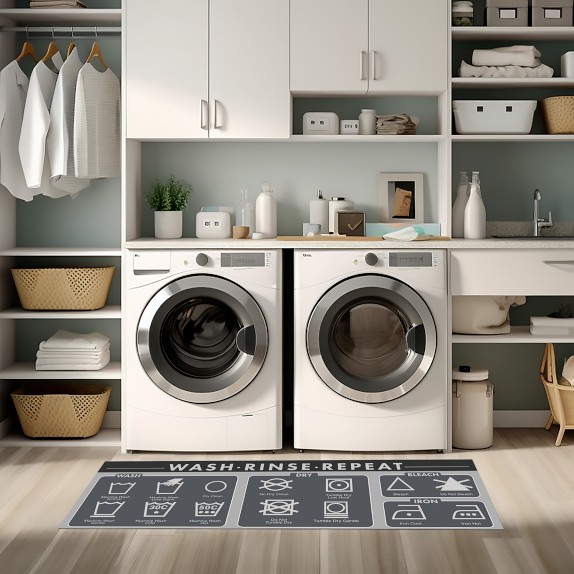 Hold Everything Classic Frame Washable Laundry Mat