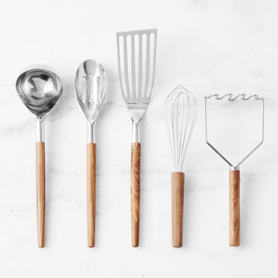 Williams Sonoma Stainless-Steel Serving Utensils, Set of 5