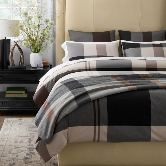 Grayson Plaid Duvet Cover And Shams