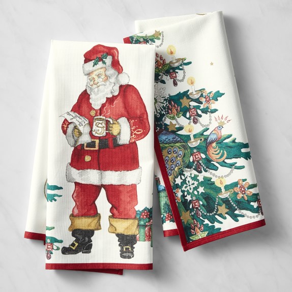 'Twas the Night Before Christmas Village Towels, Set of 2