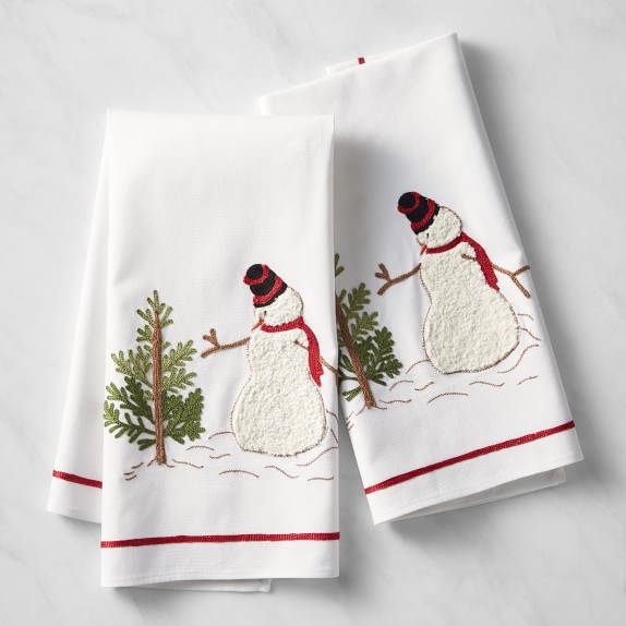 'Twas the Night Before Christmas Village Towels, Set of 2