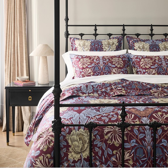 Morris & Co. x Williams Sonoma Home Honeysuckle Tulip Duvet Cover & Shams