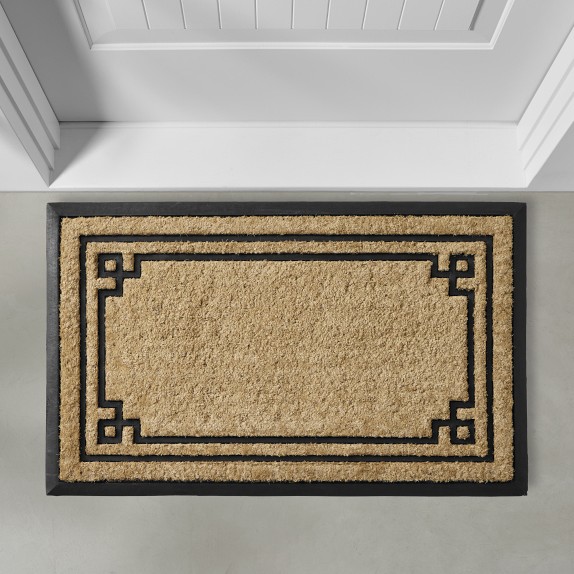Williams Sonoma Triple Picture Frame Doormat, 22x36