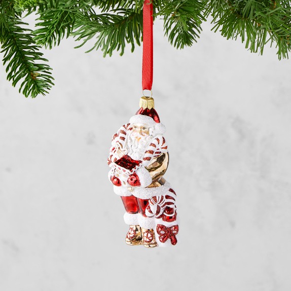 Peppermint Candy Christmas Ornaments - Set Of 9 | Williams Sonoma